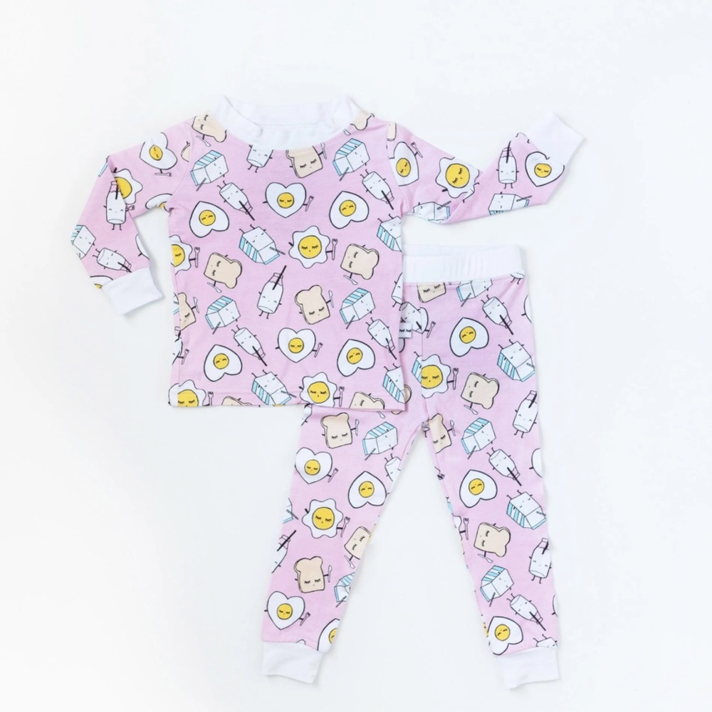 NWT Little Sleepies, In Breakfast Buddies print